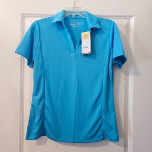 Lady Hagen Hydro-Dri Short Sleeve Golf Shirt, Size M